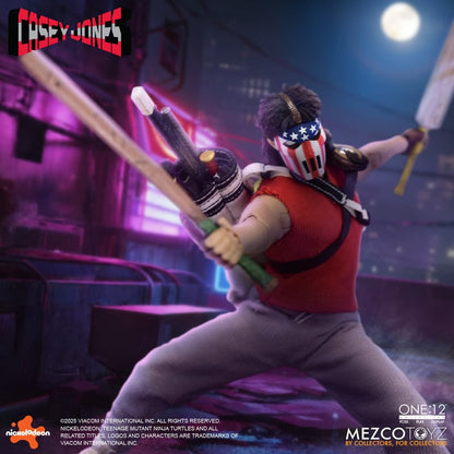 Preventa Figura Casey Jones - Teenage Mutant Ninja Turtles - One:12 Collective marca Mezco Toyz escala 1/12