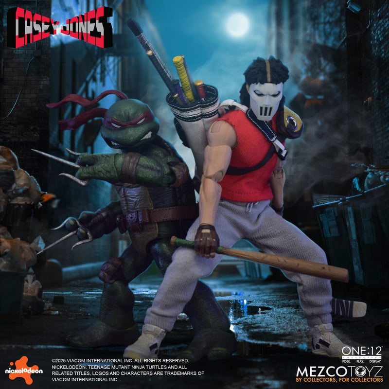 Preventa Figura Casey Jones - Teenage Mutant Ninja Turtles - One:12 Collective marca Mezco Toyz escala 1/12