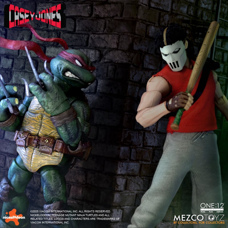 Preventa Figura Casey Jones - Teenage Mutant Ninja Turtles - One:12 Collective marca Mezco Toyz escala 1/12
