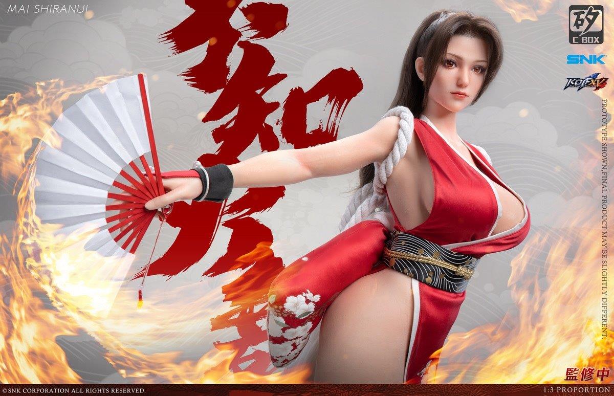 Preventa Figura Mai Shiranui (Silicona) - KOFXV marca C-Box CB-8601 escala 1/3 (70 cm)