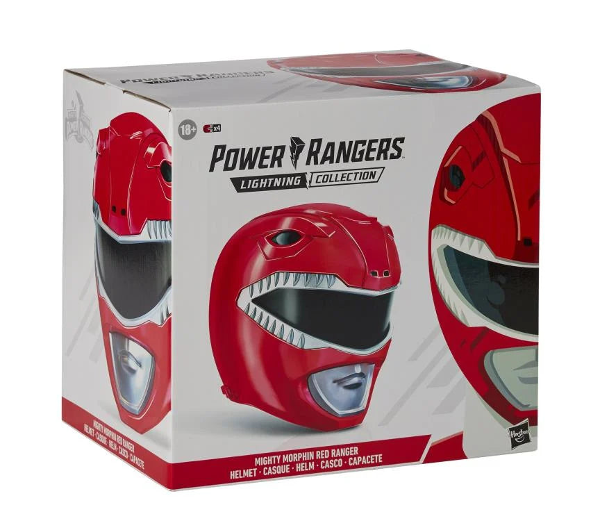 Pedido Casco del Red Ranger - Mighty Morphin Power Rangers - Lightning Collection marca Hasbro escala real 1/1