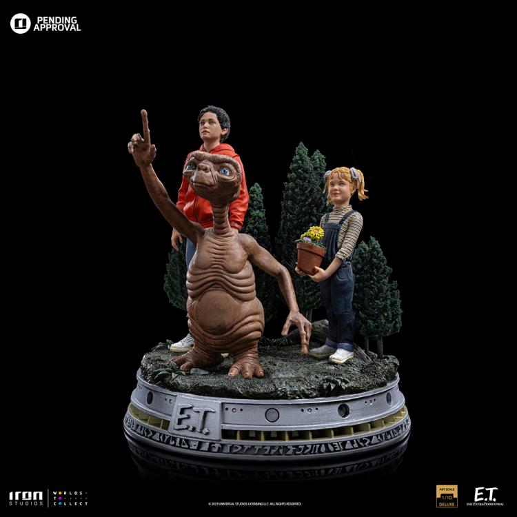 Preventa Estatua E.T., Elliot, y Gertie DELUXE - E.T. the Extra-Terrestrial - Limited Edition marca Iron Studios escala de arte 1/10