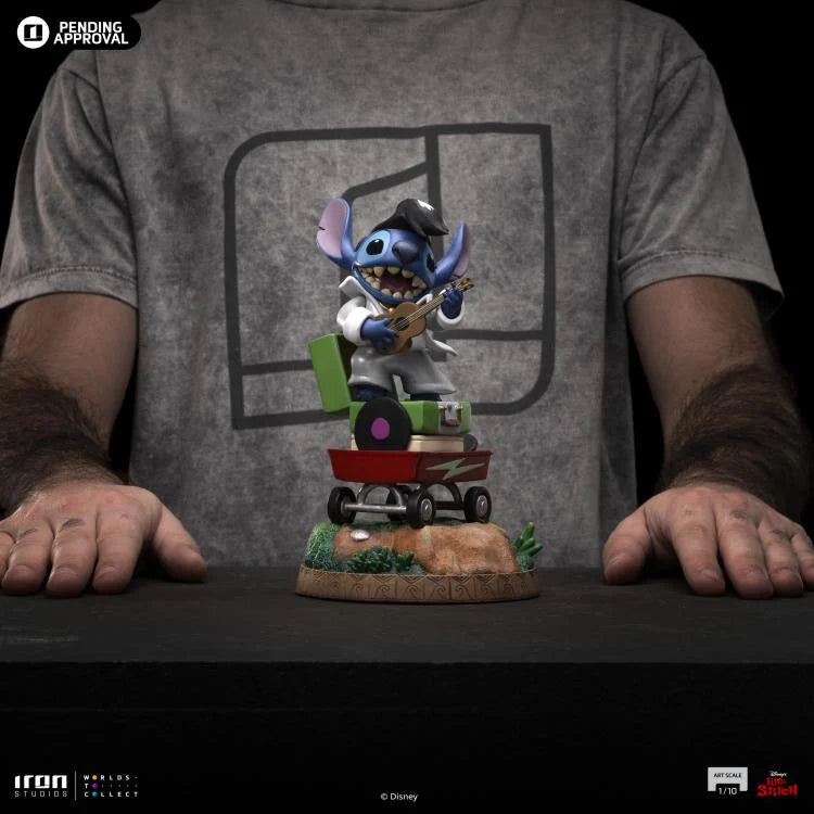 Preventa Estatua Stitch (King of Rock) - Lilo & Stitch - Limited Edition marca Iron Studios escala de arte 1/10