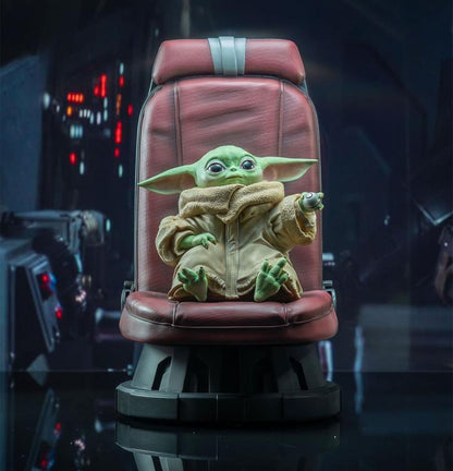 Pedido Estatua Baby Yoda en silla (Edición limitada) (Resina) - The Mandalorian - Premier Collection marca Diamond Select Toys escala 1/2