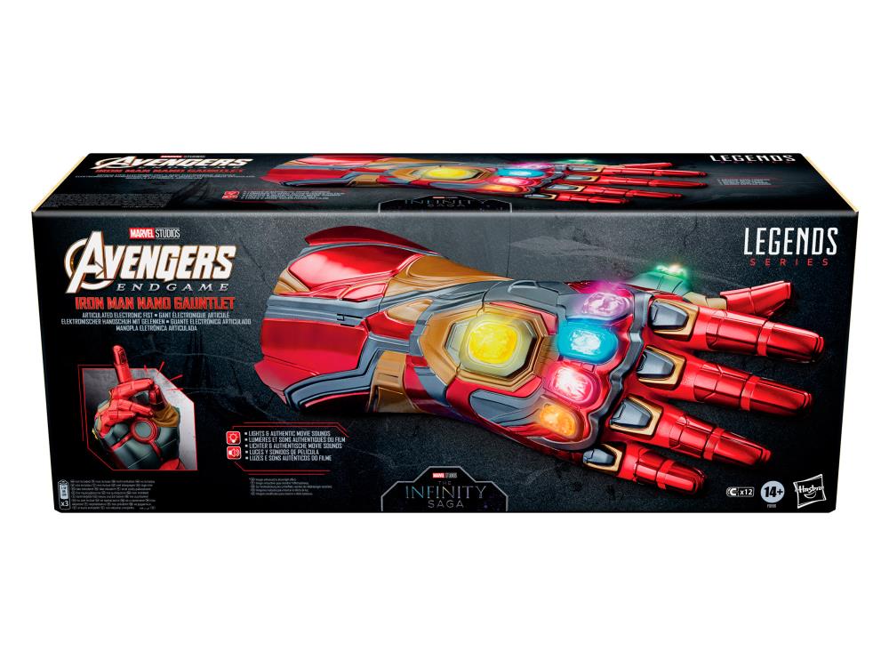 Pedido Prop Replica Nano Gauntlet / Nano Guantelete - Avengers: Endgame - The Infinity Saga - Marvel Legends marca Hasbro escala real 1/1