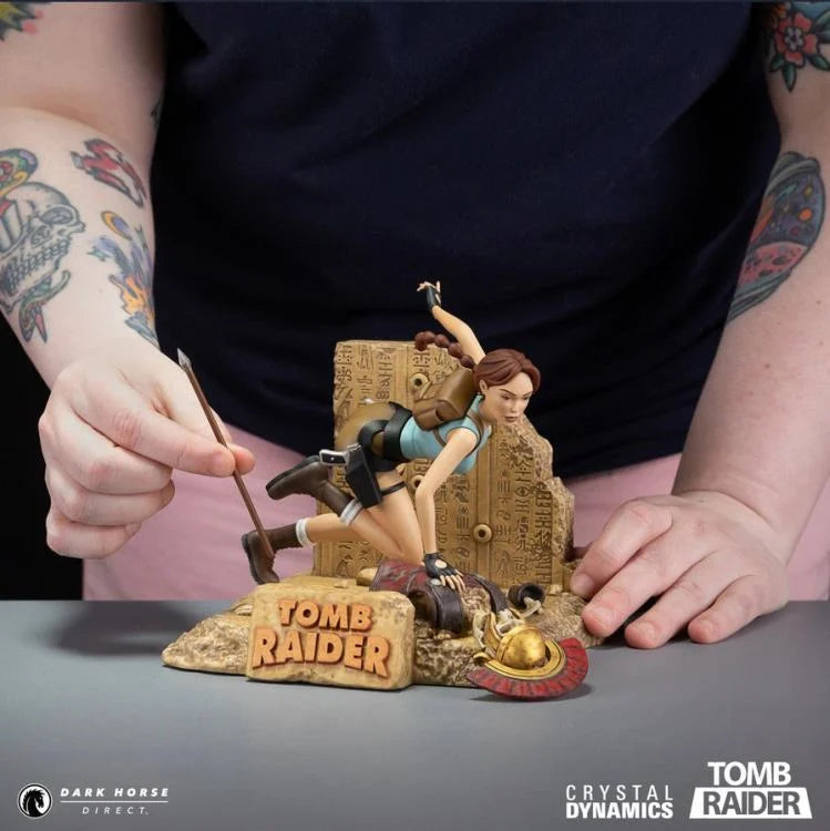 Pedido Estatua Lara Croft (Classic Era)- Tomb Raider marca Dark Horse escala (16.5 cm)