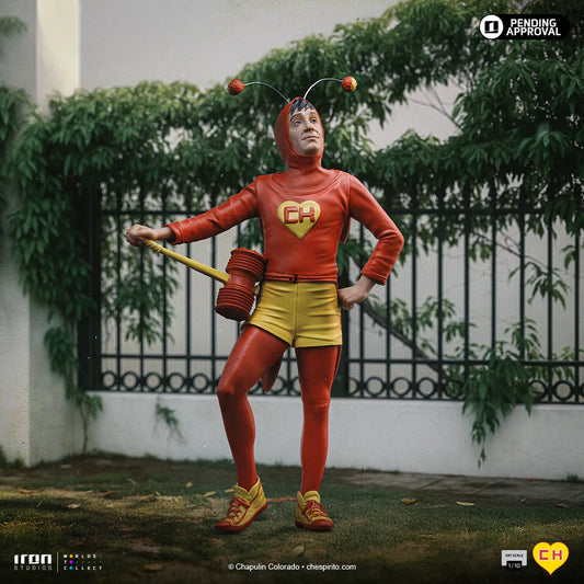 Preventa Estatua El Chapulín - El Chapulín Colorado (El Chavo del Ocho) marca Iron Studios escala de arte 1/10