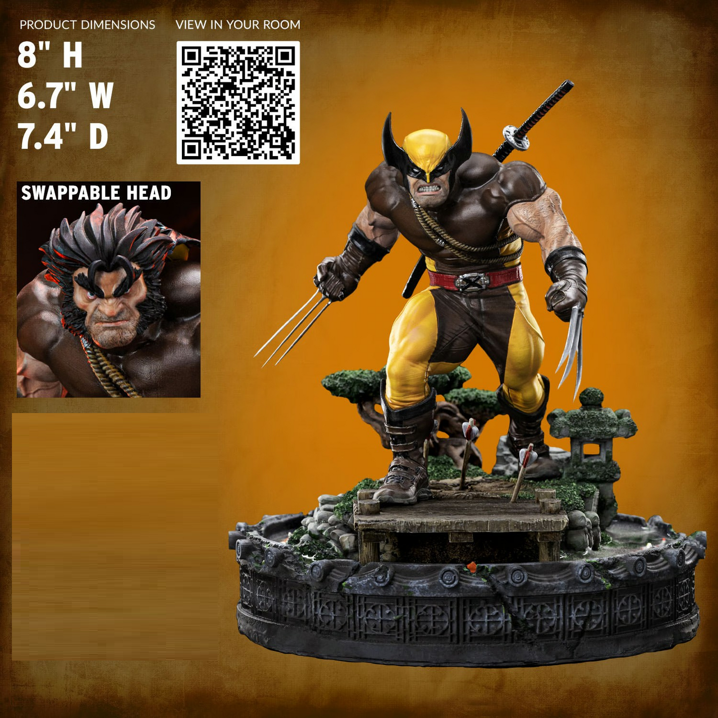 Pedido Estatua Wolverine Unleashed Deluxe - X-Men - Limited Edition marca Iron Studios escala de arte 1/10