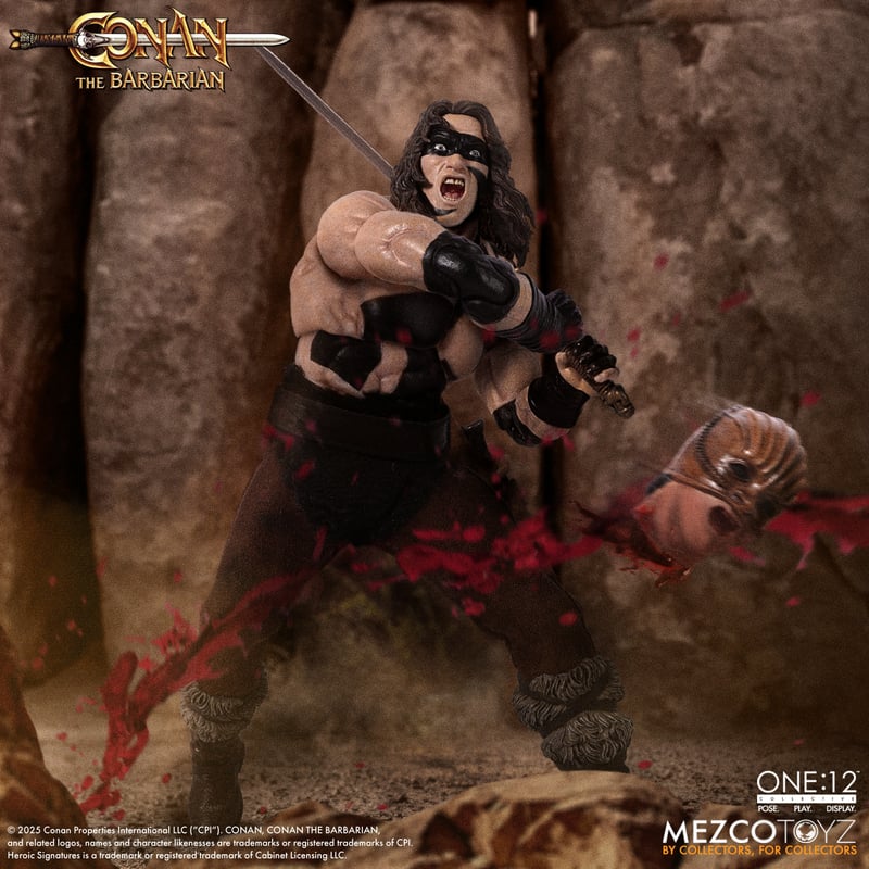Preventa Figura Conan (War Paint Edition) - Conan the Barbarian (1982) One:12 Collective marca Mezco Toyz escala 1/12