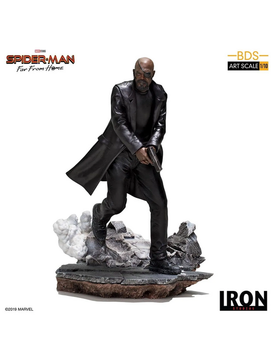 Pedido Estatua Nick Fury - Spider-Man: Far From Home - Battle Diorama Series (BDS) marca Iron Studios escala de arte 1/10