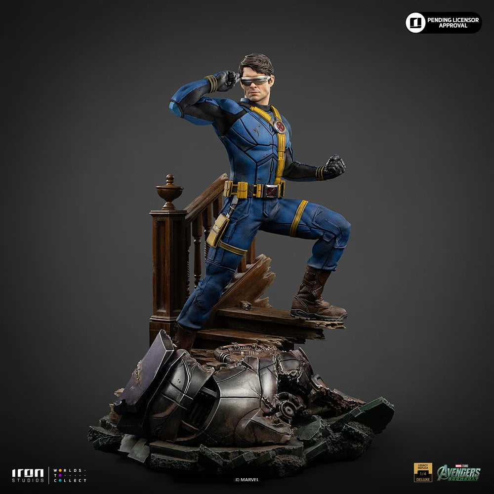 Preventa Estatua Cyclops Deluxe Legacy Replica - Avengers: Doomsday marca Iron Studios escala de arte 1/4