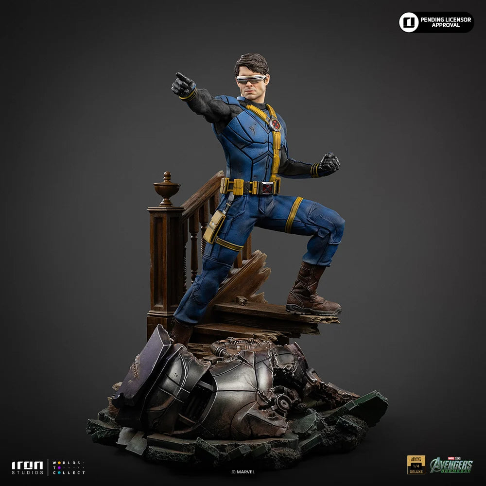 Preventa Estatua Cyclops Deluxe Legacy Replica - Avengers: Doomsday marca Iron Studios escala de arte 1/4