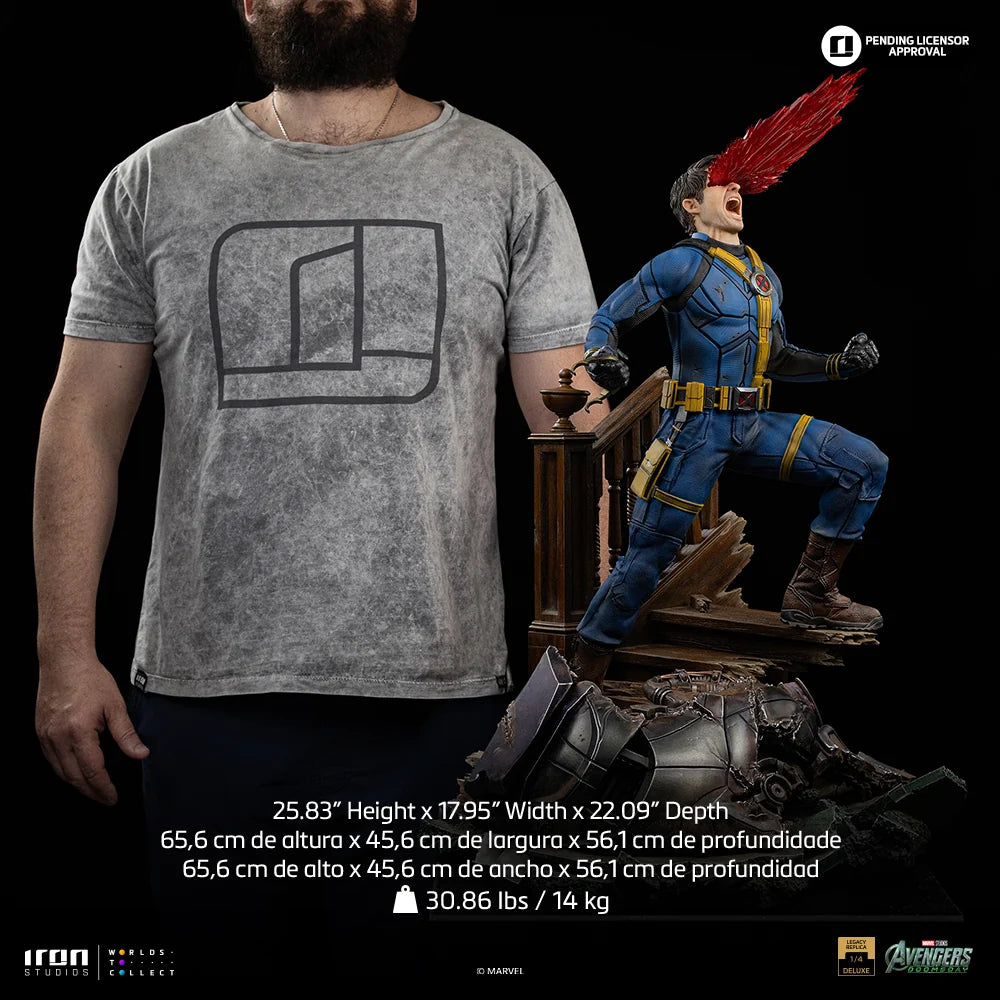 Preventa Estatua Cyclops Deluxe Legacy Replica - Avengers: Doomsday marca Iron Studios escala de arte 1/4