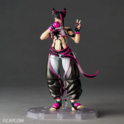 Pedido Figura Juri - Street Fighter 6 - Amazing Yamaguchi Revoltech marca Kaiyodo NR065 escala 1/12