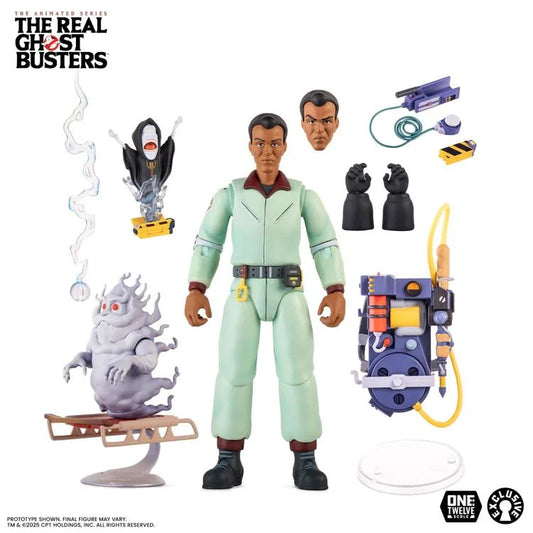 Preventa Figura Winston Zeddemore - The Real Ghostbusters marca Mondo escala pequeña 1/12