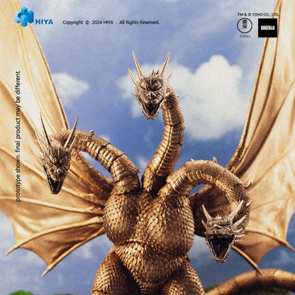 Preventa Figura King Ghidorah (PX Previews Exclusive) - Godzilla vs. King Ghidorah (1991) - Exquisite Basic marca HIYA EBG00 (33 cm)