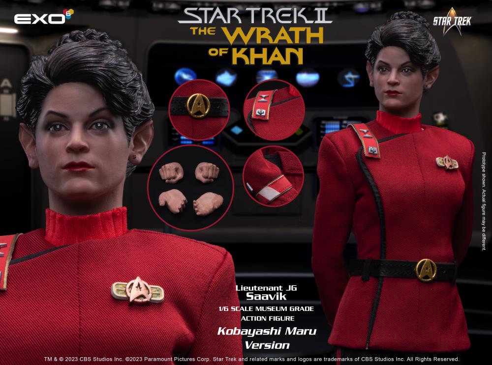 Preventa Figura Lieutenant Saavik (Kobayashi Maru version) - Star Trek: The Wrath of Khan marca EXO-6 EXO-01-047 escala 1/6