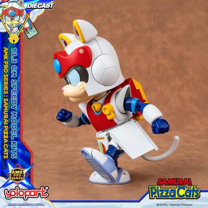 Preventa Figura Speedy (set doble) (Diecast)- Samurai Pizza Cats - AMK PRO Series - Model Kit marca Yolopark