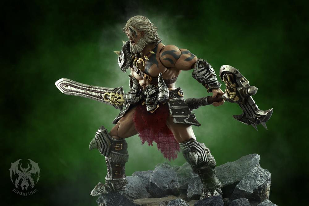 Pedido Figura Barbarian Berserker marca Nightmare Studio D20 escala pequeña 1/12