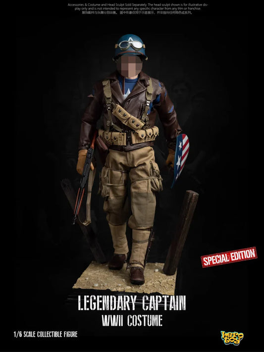 Preventa Set Legendary Captain WWII (Special Version) marca Facepool FPAC003B escala 1/6