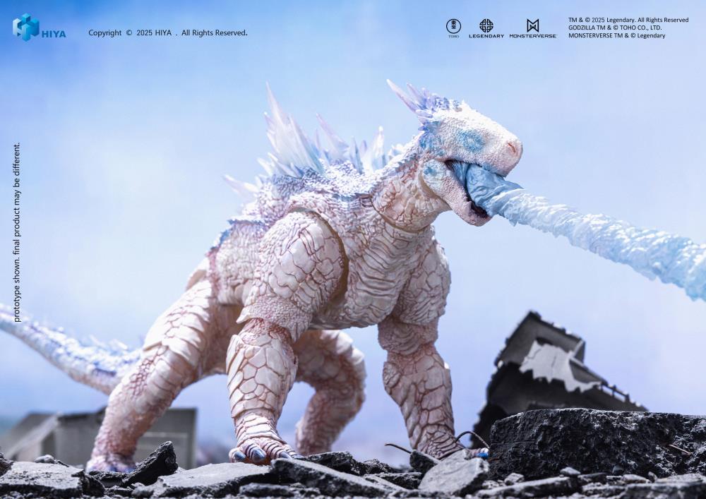 Preventa Figura Shimo (Frost Bite Blast version) - Godzilla x Kong: The New Empire - Exquisite Basic marca HIYA EBG0189 (17 cm)