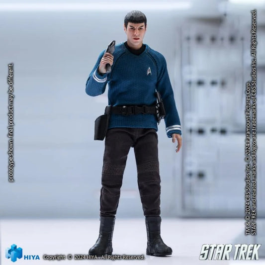 Pedido Figura Spock (Exclusiva PX Previews) - Star Trek (2009) - Exquisite Super Series marca HIYA ESS0266 escala pequeña 1/12