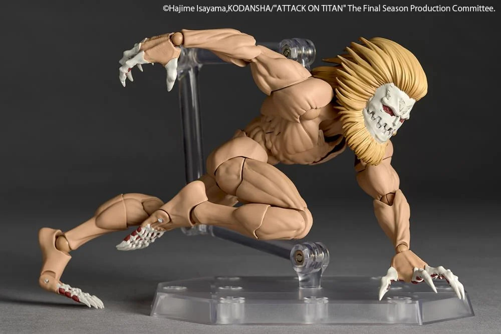 Preventa Figura Jaw Titan - Attack on Titan / Shingeki no Kyojin - Amazing Yamaguchi Revoltech marca Kaiyodo NR102 (12.5 cm)