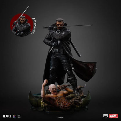 Preventa Estatua Marvel Comics Blade marca Iron Studios escala de arte 1/10