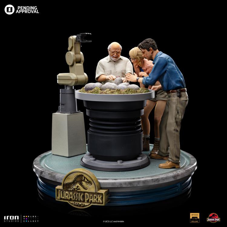 Preventa Estatua Dino Hatching - Jurassic Park - Limited Edition marca Iron Studios escala de arte 1/10