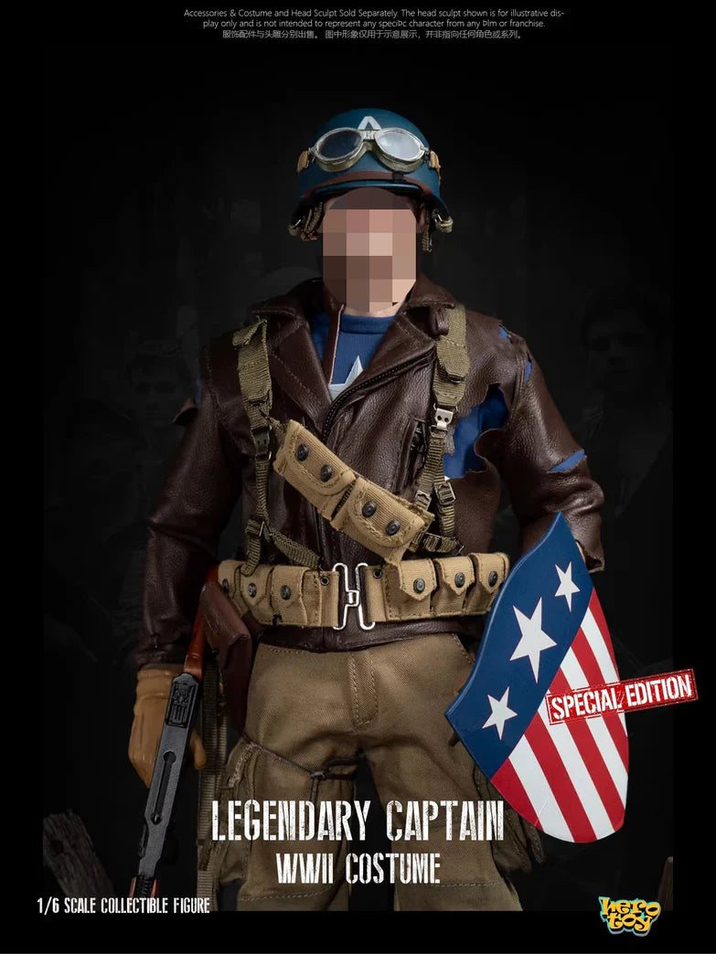 Preventa Set Legendary Captain WWII (Special Version) marca Facepool FPAC003B escala 1/6
