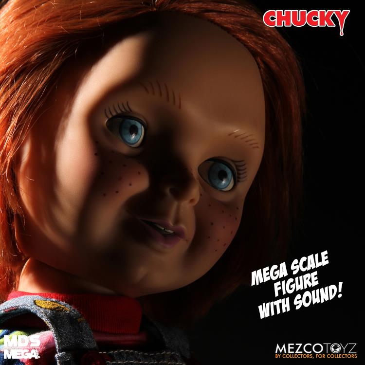 Pedido Figura Chucky (Talking / Parlante) - Child's Play Mezco Designer Serie marca Mezco Toyz 78004 Mega escala (38 cm)