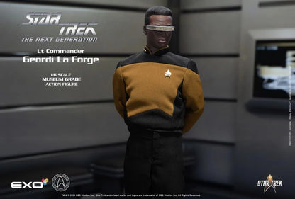 Preventa Figura Lt. Commander Geordi La Forge (Standard version) - Star Trek: The Next Generation marca EXO-6 EXO-01-018S escala 1/6