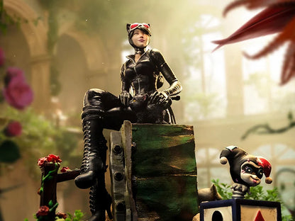 Preventa Estatua Catwoman (Deluxe) - Gotham City Sirens - Limited Edition marca Iron Studios escala de arte 1/10