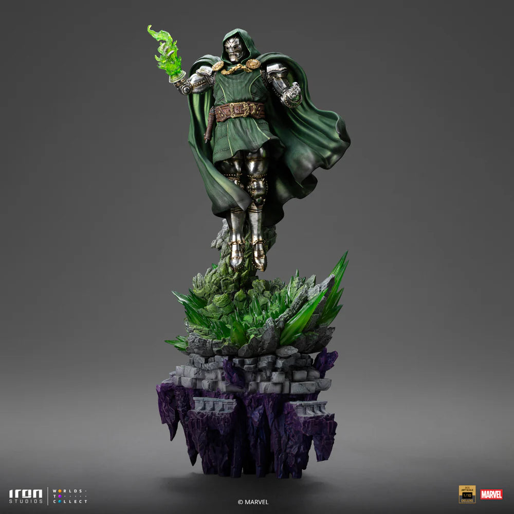 Preventa Estatua Doctor Doom - The Infinity Gauntlet - Battle Diorama Series marca Iron Studios escala de arte 1/10