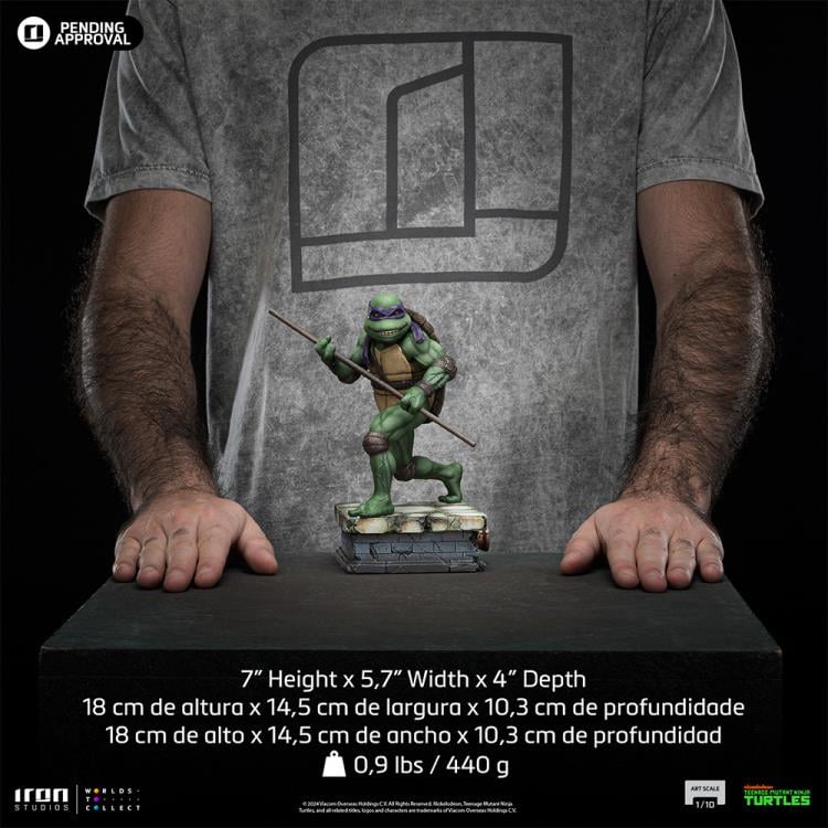 Preventa Estatua Donatello - Teenage Mutant Ninja Turtles (1990) - Limited Edition marca Iron Studios escala de arte 1/10