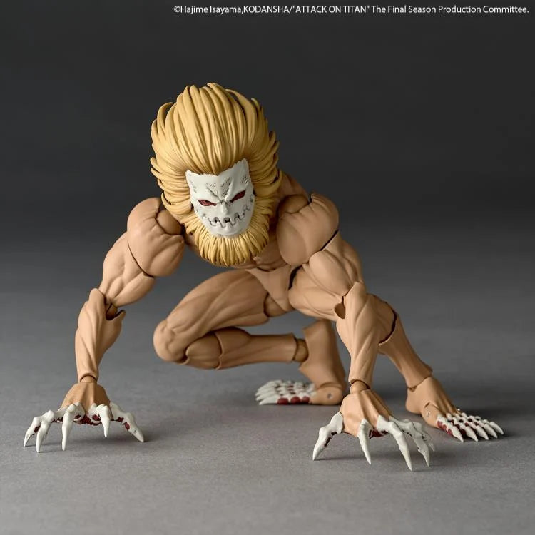 Preventa Figura Jaw Titan - Attack on Titan / Shingeki no Kyojin - Amazing Yamaguchi Revoltech marca Kaiyodo NR102 (12.5 cm)