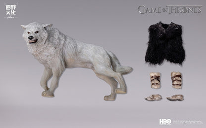 Preventa Set de accesorios y Ghost para Jon Snow - Game of Thrones marca YUANYE x KLGK YU-KLG-01C escala 1/12