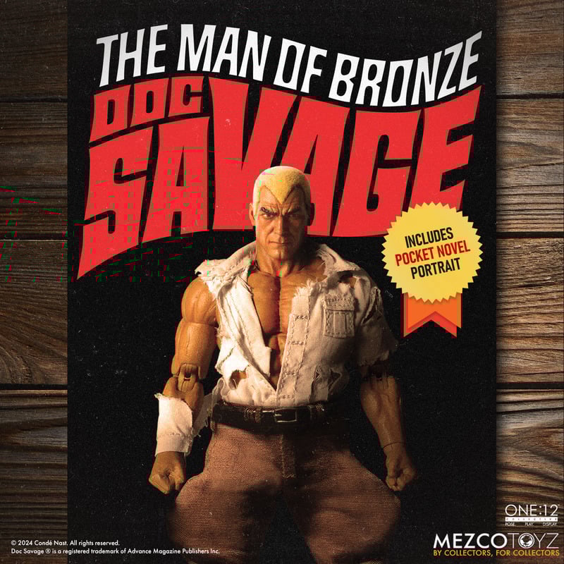 Preventa Figura Doc Savage (Deluxe Edition) - Doc Savage: The Man of Bronze - One:12 Collective marca Mezco Toyz escala 1/12