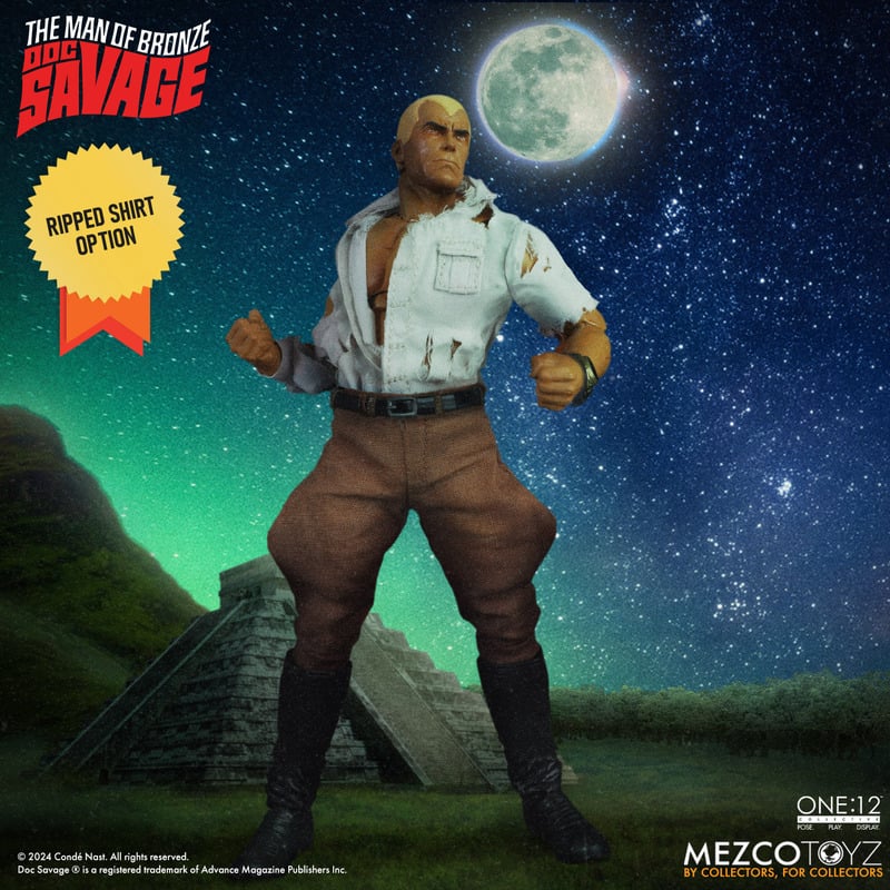 Preventa Figura Doc Savage (Deluxe Edition) - Doc Savage: The Man of Bronze - One:12 Collective marca Mezco Toyz escala 1/12