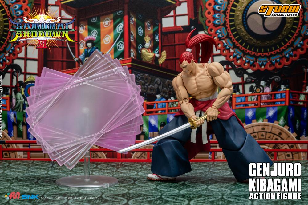 Pedido Figura Genjuro Kibagami - Samurai Shodown VI marca Storm Collectibles SNSS04 escala pequeña 1/12