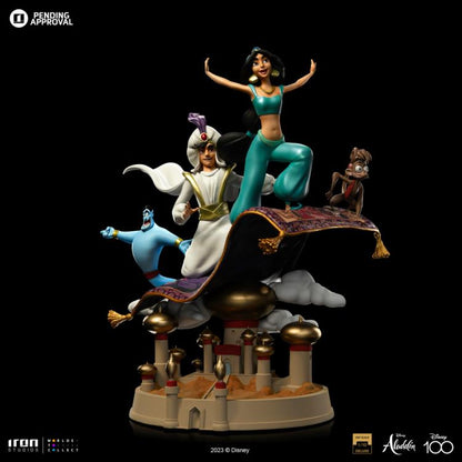 Preventa Estatua Aladdin y Jasmine (Deluxe) - Disney Classics (Disney 100th Anniversary) - Limited Edition marca Iron Studios escala de arte 1/10