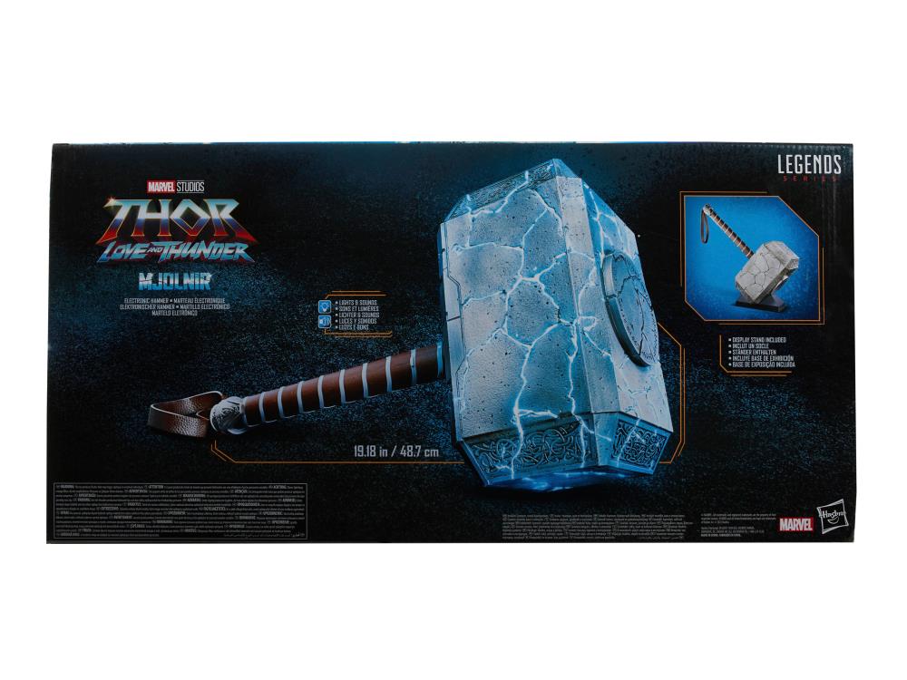 Pedido Prop Replica Martillo Mjolnir - Thor: Love and Thunder - Marvel Legends marca Hasbro escala real 1/1