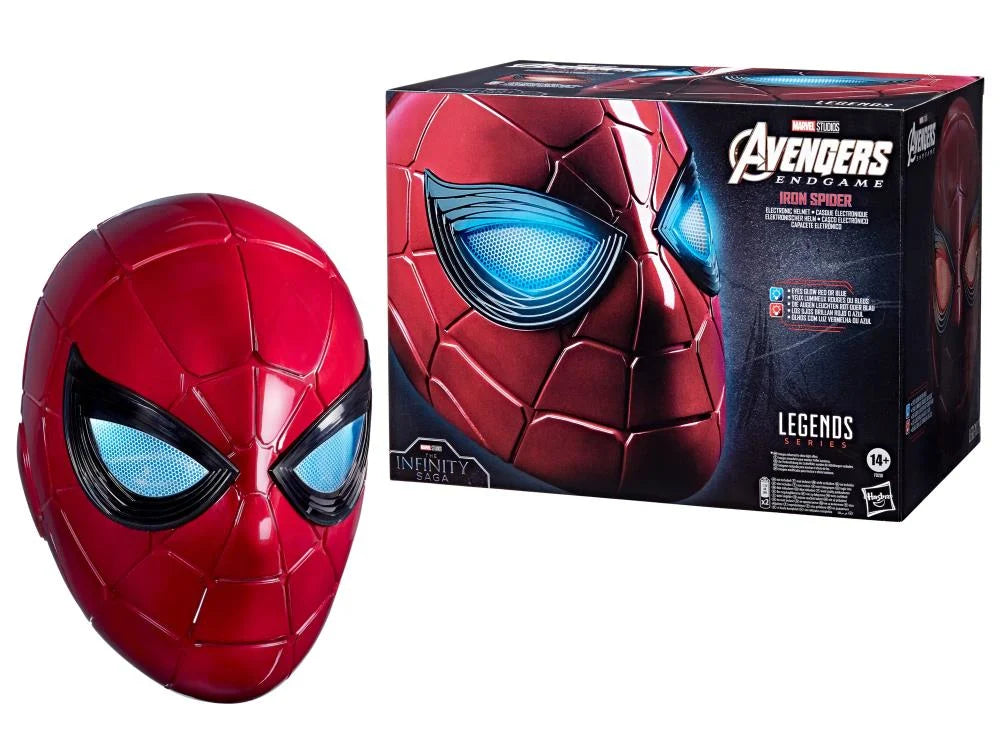 Pedido Casco Electrónico de Iron Spider - Avengers: Endgame - Marvel Legends marca Hasbro escala real 1/1