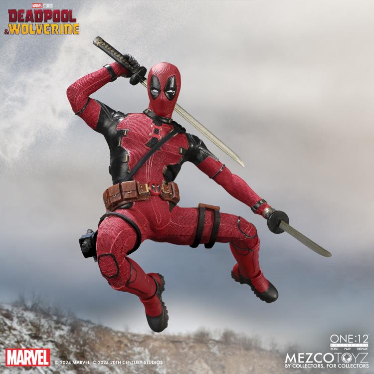 Pedido Figura Deadpool (Deluxe Edition) - Deadpool & Wolverine - One:12 Collective marca Mezco Toyz 76213 escala pequeña 1/12
