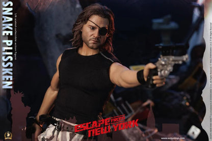 Pedido Figura SNAKE PLISSKEN (versión cabello real) - Escape from New York (1981) - Serie Crown marca Asmus Toys CRW004H escala 1/6