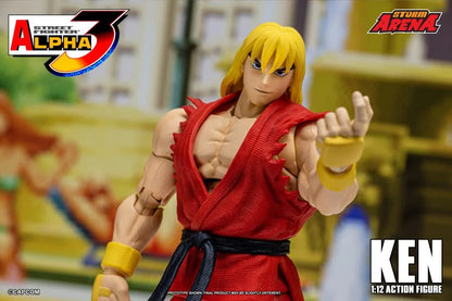 Preventa Figura KEN (Storm Arena) - Street Fighter Alpha 3 marca Storm Collectibles SFSA01 escala pequeña 1/12