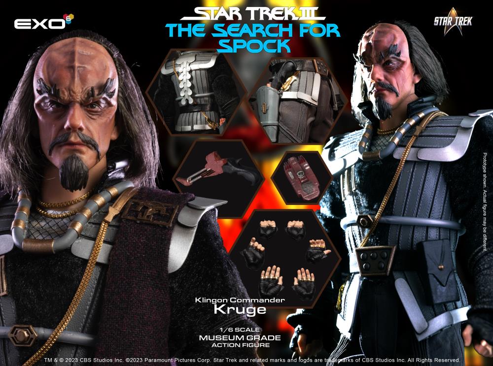 Preventa Figura Klingon Commander Kruge - Star Trek III: The Search for Spock marca EXO-6 EXO-01-0 escala 1/6