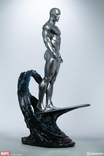 Pedido Estatua Marvel Silver Surfer Maquette marca Sideshow Collectibles sin escala (64.77 cm)