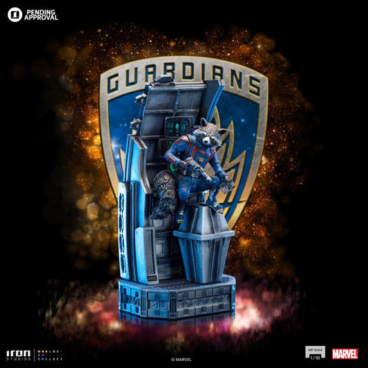 Preventa Estatua Rocket Raccoon - Guardians of the Galaxy Vol.3 - Limited Edition marca Iron Studios escala de arte 1/10