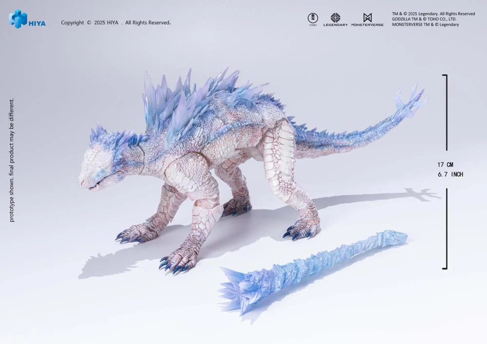 Preventa Figura Shimo (Frost Bite Blast version) - Godzilla x Kong: The New Empire - Exquisite Basic marca HIYA EBG0189 (17 cm)
